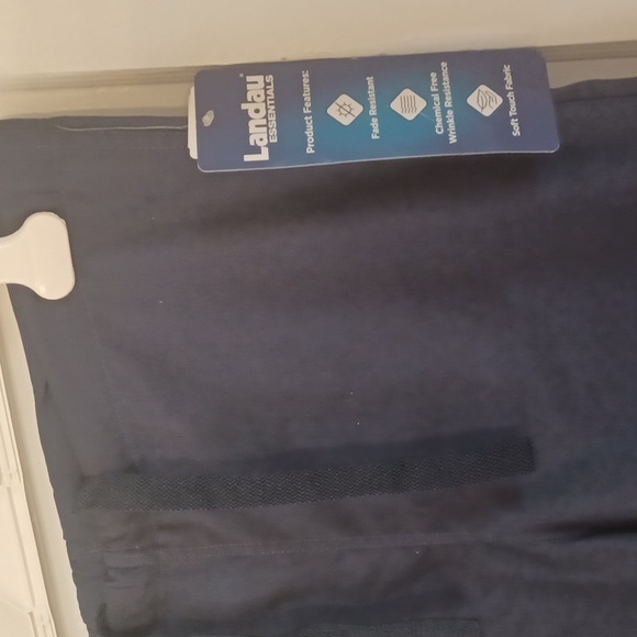 Landau Essentials scrub pants women's size small tall dark blue - Picture 2 of 8